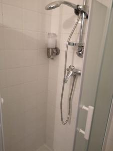 a shower with a shower head in a bathroom at Appartement cosy au centre-ville de Toulouse in Toulouse