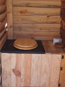 Salle de bains dans l'établissement Tente Tipi en pleine forêt