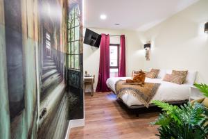 Center Suite Acebedos的休息区