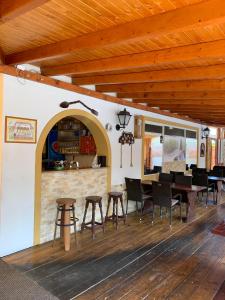 Restaurace v ubytování Hableány Étterem, Pizzéria és Vendégház
