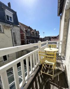 Balcone o terrazza di Studio «  La Mouette Rieuse »