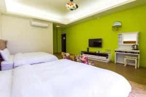 TV/trung tâm giải trí tại GJia Taitung B&B