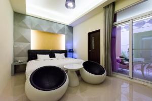 Khu vực ghế ngồi tại GJia Taitung B&B