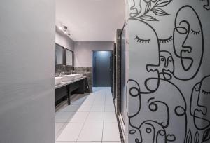 Kuchyň nebo kuchyňský kout v ubytování Lollo Motel Graičiūno - Lollo Luxury