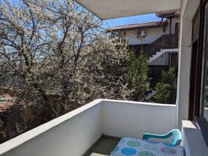 Balkón nebo terasa v ubytování Цвета