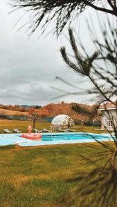 Bazén v ubytování Private Villa With Heated Special Pool & Huge Sheltered Garden in Sapanca nebo v jeho okolí