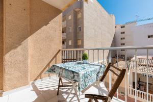 A balcony or terrace at Estudio Sunrise Estocolmo