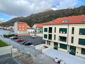 Nespecifikovaný výhled na hory nebo výhled na hory při pohledu z apartmánu