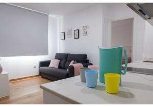 A seating area at Apartamento Felisa A