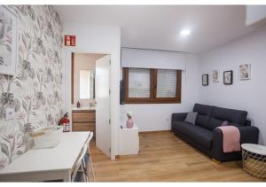 A seating area at Apartamento Felisa A