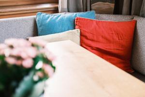 Posezení v ubytování Kristiania Small Dolomites Hotel
