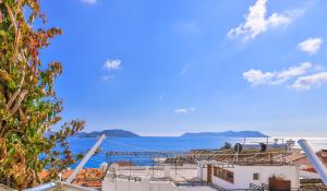 a view of the ocean from a cruise ship at Hotel Sonne - Adults Only in Kaş