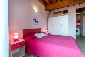 Posteľ alebo postele v izbe v ubytovaní Flowers Apartments