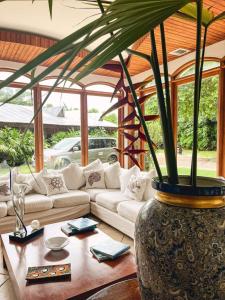Uma área de estar em Casa Las Palmas Hotel Boutique