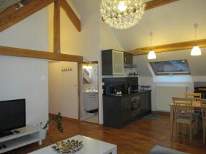 Ett kök eller pentry på Apartment thermale luxeuil