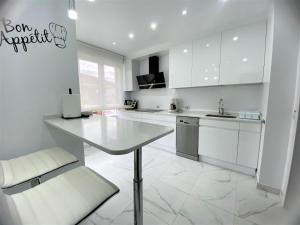 Køkken eller tekøkken på Ático Lujo Llanes