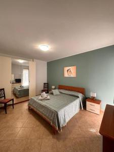Tempat tidur dalam kamar di Villetta Gioia