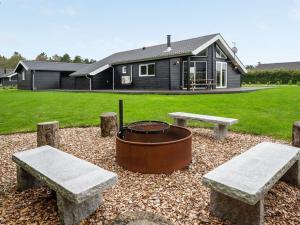 Zahrada ubytování Holiday Home Leeve - 1-4km to the inlet by Interhome