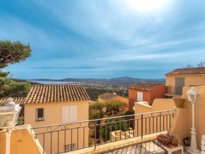 a view from the balcony of a house at Apartment Village de Silhouette-8 by Interhome in Grimaud