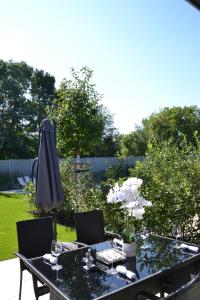 Vonkajšia záhrada v ubytovaní Apartmany u Polanských