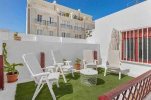 Balkón alebo terasa v ubytovaní Valls De Quintana Casa Emblemática Arrecife