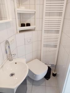 Et badeværelse på Schönes Apartment (Nr. 9) über 2 Etagen