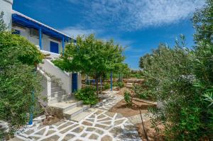 Zahrada ubytování Golden Beach Glyfada Studios