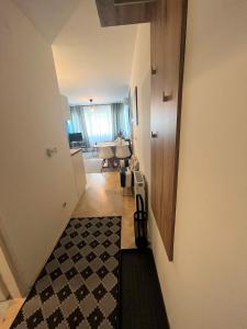 Postel nebo postele na pokoji v ubytování Cosy apartment - Zagreb Downtown with own parking spot in the garage