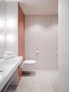 Koupelna v ubytování Grand Hotel Egersund