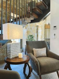 Uma rea de estar em Alto do Ferrum - Boutique Villa