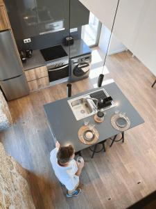 TV a/nebo společenská místnost v ubytování Alto do Ferrum - Boutique Villa + 29 fotografií