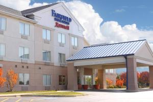 a rendering of the front of a hotel at Fairfield Inn and Suites by Marriott Chicago St. Charles in Saint Charles