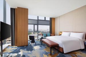 Televisyen dan/atau pusat hiburan di Four Points by Sheraton Shanghai Jiading