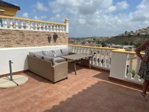 A balcony or terrace at Beautiful apartment at La Marquesa Golf Quesada