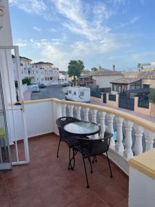 A balcony or terrace at Beautiful apartment at La Marquesa Golf Quesada