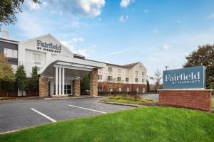 a rendering of the front of a building at Fairfield Inn Charlotte Northlake in Charlotte