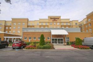 eine Darstellung der Fassade eines Hotels in der Unterkunft Residence Inn Newport News Airport in Newport News