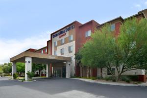 a rendering of the front of a hotel at SpringHill Suites Las Vegas Henderson in Las Vegas