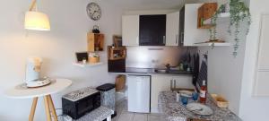 Kuchyň nebo kuchyňský kout v ubytování Semaphore Plat - Maisonnette -residence - piscine