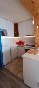 Kuchyňa alebo kuchynka v ubytovaní MIREILLE - Appartement 4 etoiles vue mer - 2 a 4 pers