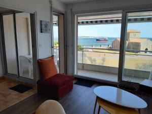 Posedenie v ubytovaní Valparaiso-Vue Mer-2 ch-Garage-Sables d olonne