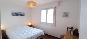 Posteľ alebo postele v izbe v ubytovaní Valparaiso-Vue Mer-2 ch-Garage-Sables d olonne