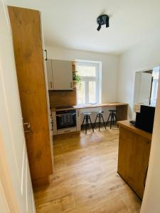 Köök või kööginurk majutusasutuses Apartment Traumblick Berggipfel