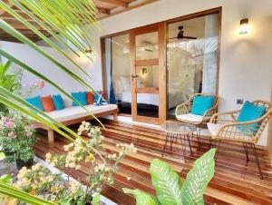 Istumisnurk majutusasutuses Seaside Dhigurah