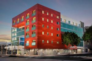 a building with a red building at Courtyard by Marriott Santa Monica in Los Angeles