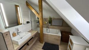 Kúpeľňa v ubytovaní Villa Gallistl