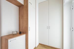 Kuchyňa alebo kuchynka v ubytovaní Deluxe Apartment Lipno - Lake Side Village, Frymburk nad Vltavou