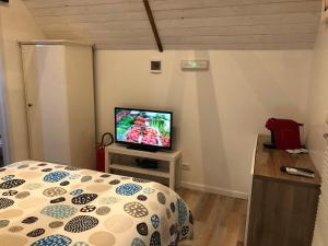 TV a/nebo společenská místnost v ubytování La Culla del Conte