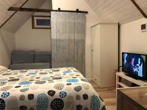 Postel nebo postele na pokoji v ubytování La Culla del Conte