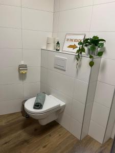 Koupelna v ubytování Ferienwohnung Amelie